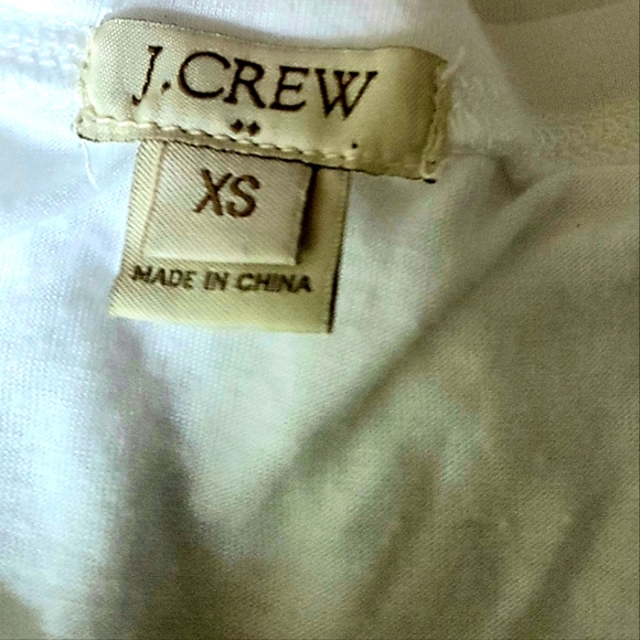 J Crew White Embroidered Tank Top/Cami Size XS - Picture 8 of 8